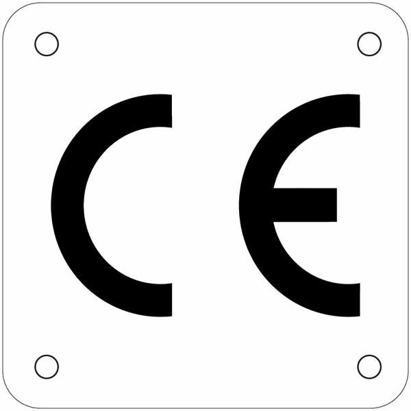 Plaques de signalisation pour machines "CE"