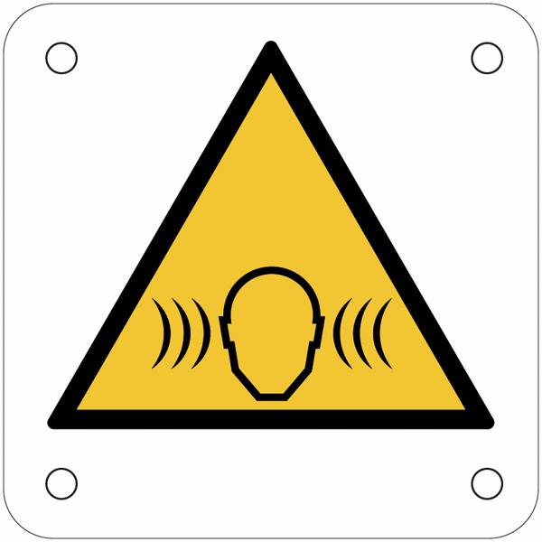 Plaques de signalisation pour machines "Traumatisme par le bruit"