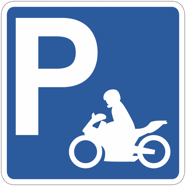 Panneau Parking moto