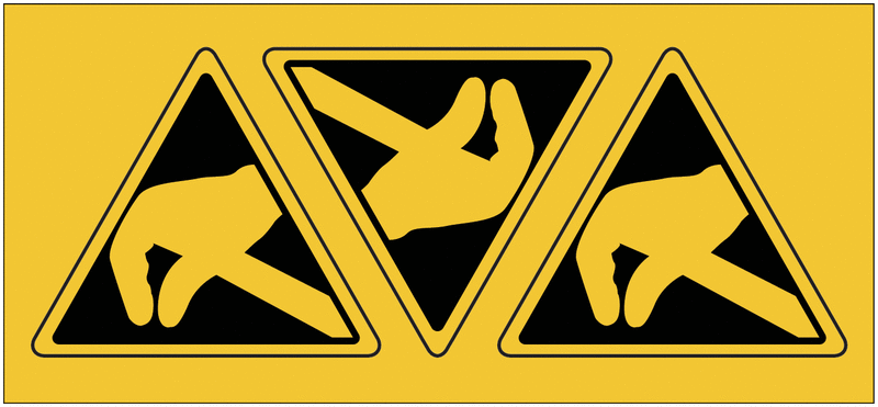 Panneaux de danger "Electrostatique"