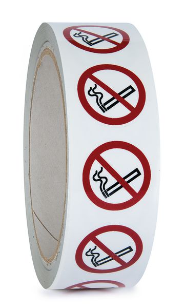 Pictogramme ISO 7010 en rouleau Interdiction de fumer - P002