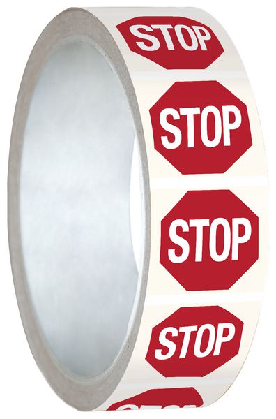 Mini-pictogrammes d'obligation - Stop en rouleau