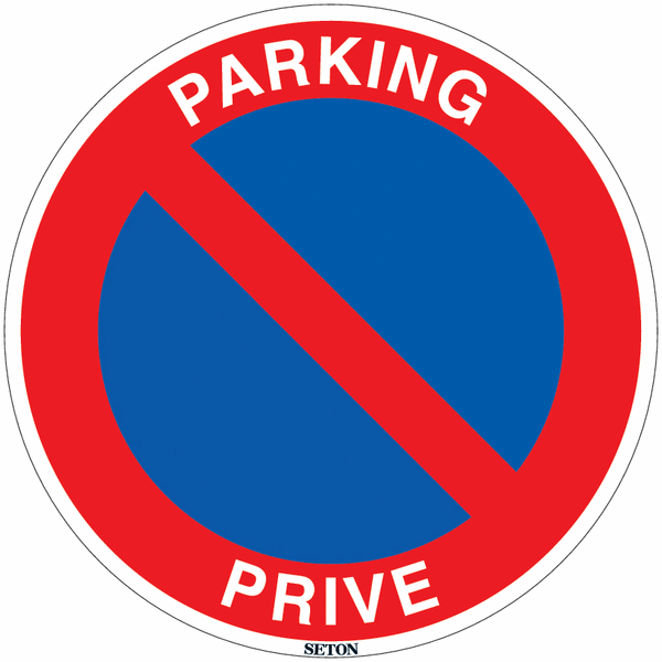Panneau PVC - Stationnement interdit - Parking privé