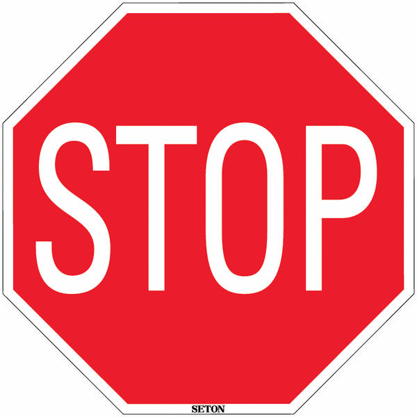 Panneau PVC - Stop