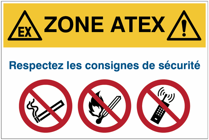 Panneaux industriels - Zone Atex