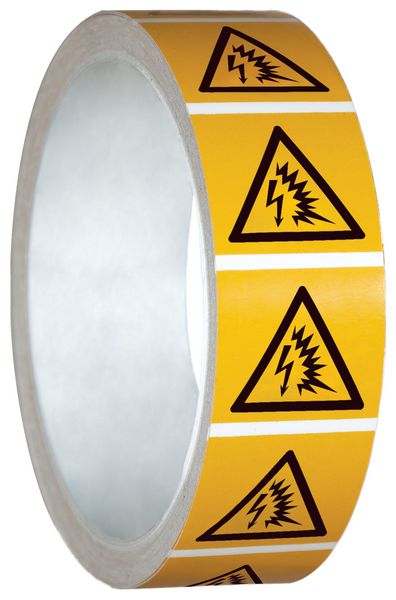 Pictogramme ISO 7010 en rouleau "Danger Arc électrique" - W042