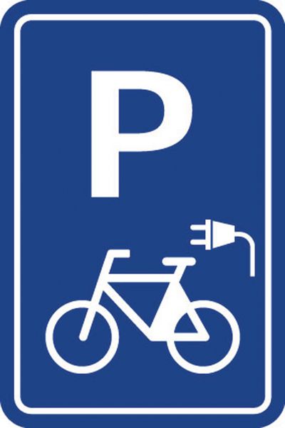 Panneau Parking Vélo électrique