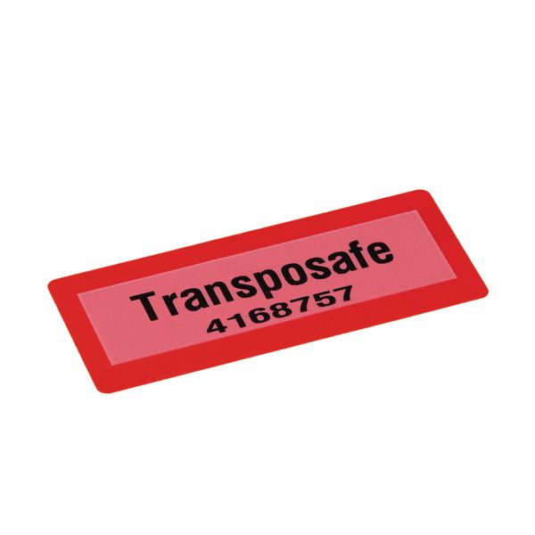 Étiquettes de sécurité STOP avec transfert