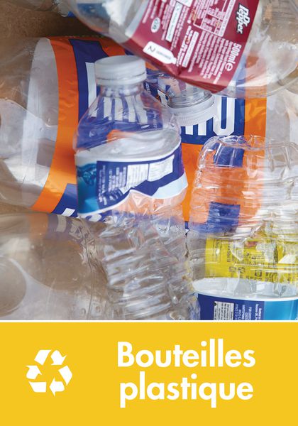 Signalétique recyclage - Bouteilles plastique