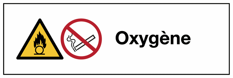 Signalisation des produits dangereux - Oxygène