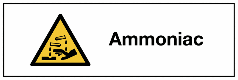 Signalisation des produits dangereux - Ammoniac