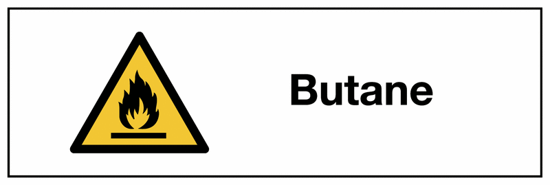Signalisation des produits dangereux - Butane