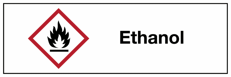 Etiquette CLP - Ethanol - GHS02