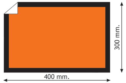 Plaques orange ADR adhésives neutres
