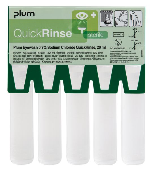 Ampoules rince-oeil Quicksafe