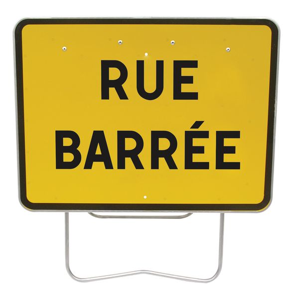 Panneau KC1 - Rue barrée
