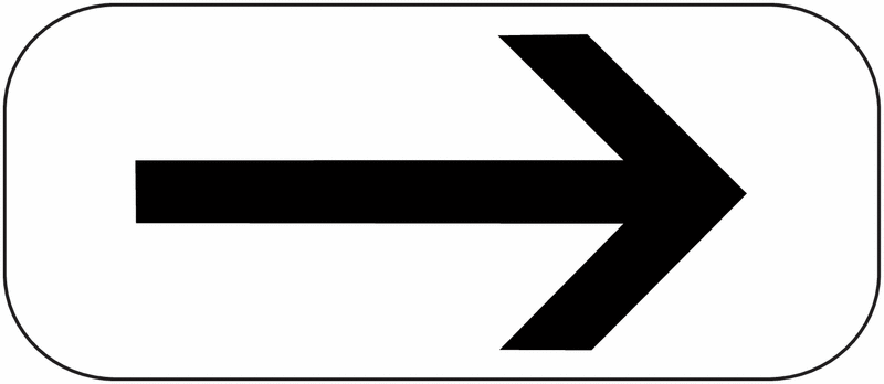 Panonceau M8d - Stationnement sur la droite (homologué route)