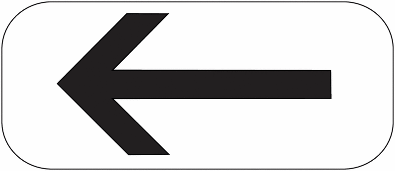 Panonceau M8e - Stationnement sur la gauche (homologué route)