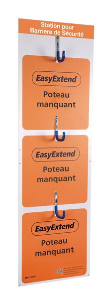 Panneau de rangement Shadowboard pour poteaux et bases-valises Seton EasyExtend