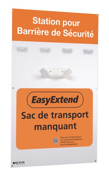 Panneau de rangement Shadowboard pour sac de transport Seton EasyExtend et rubans de signalisation
