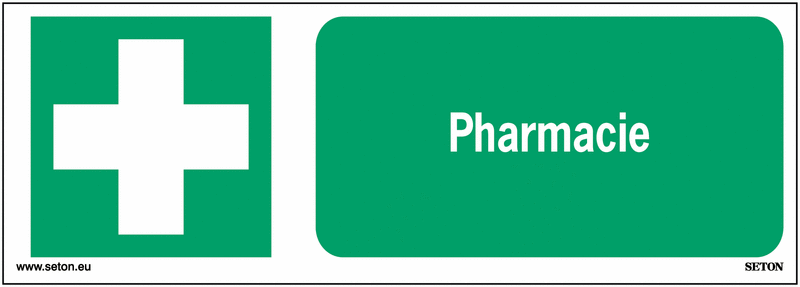 Panneaux ISO 7010 - Pharmacie - E003