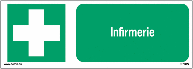 Panneaux ISO 7010 - Infirmerie - E003