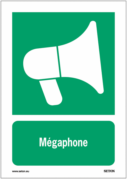 Panneaux A3/A4 - Mégaphone