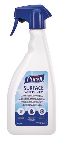 Spray désinfectant surfaces