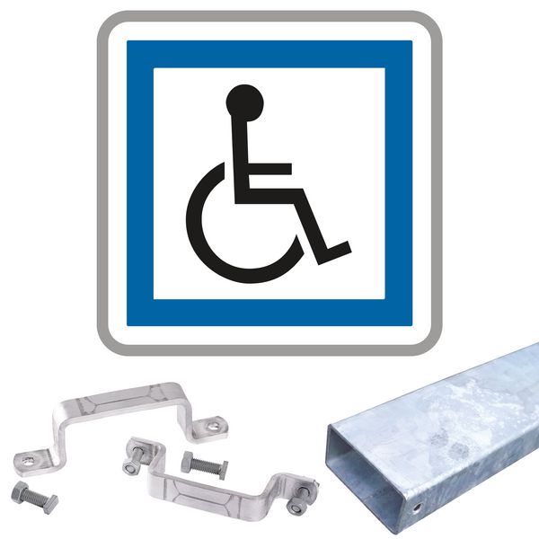 Panneau CE14 - Installations accessibles aux personnes à mobilité réduite (homologué route)