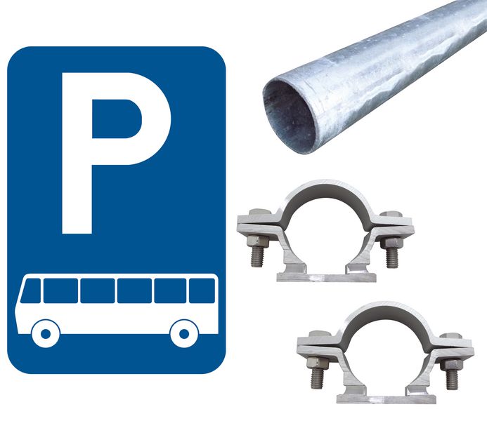 Panneau Places de parking réservées aux bus