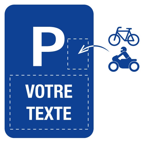 Panneau Parking réservé personnalisable