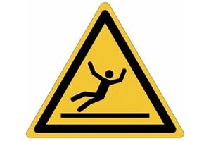 Panneaux de danger "Risque de glisser"