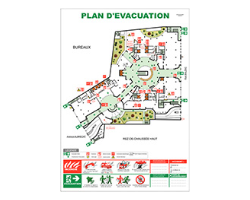 Plan d’évacuation personnalisable