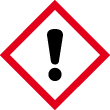 GHS07 Danger pour sensibilisation cutanée, inhalation, corrosion ou irritation des yeux