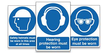 Safety Clothing (PPE) Signs