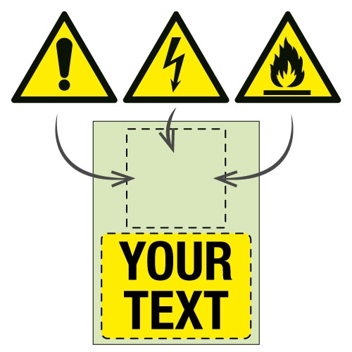Custom Nite-Glo Photoluminescent Safety Signs