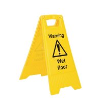 Economy Floor Stand - Caution Wet Floor