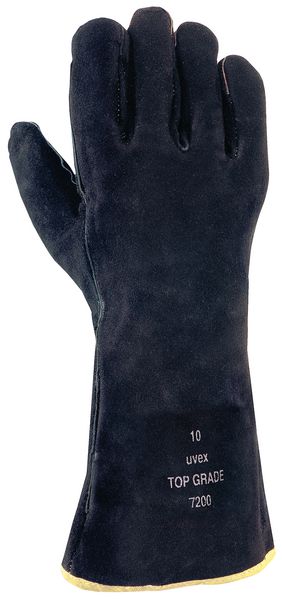 Uvex Top Grade 7200 Black Heat-Resistant Welding Gloves