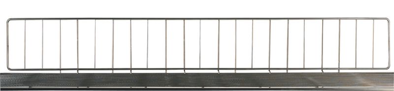 Stainless Steel Shelving - Front/Back Ledges