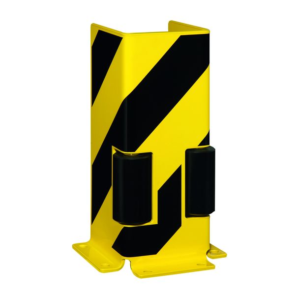 Racking Protectors with Guide Rollers - Yellow/Black