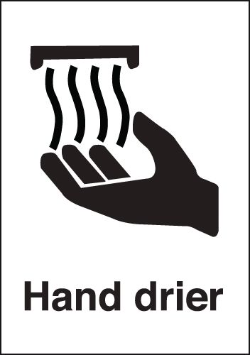 Hand Drier Sign