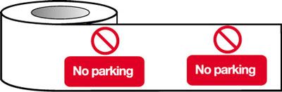 Barrier Warning Tapes - No Parking