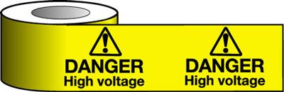 Barrier Warning Tapes - Danger High Voltage