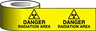 Barrier Warning Tapes - Danger Radiation Area
