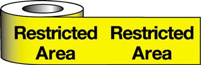Barrier Warning Tapes - Restricted Area
