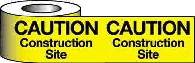 Barrier Warning Tapes - Caution Construction Site