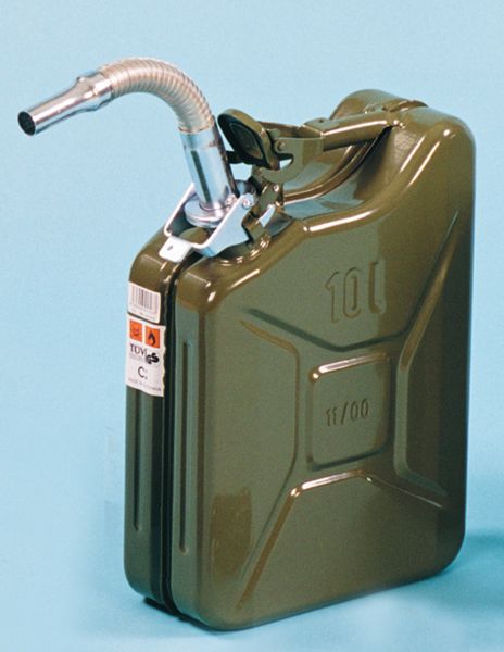 Steel Jerry Single Can 10L Capacity - UN Approved