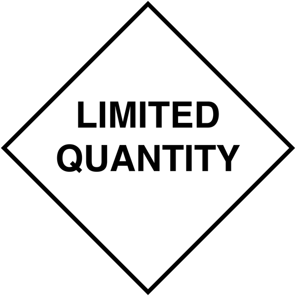 Limited Quantity Labels