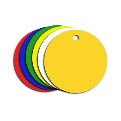 Polypropylene Colour Coded Tags - Circular