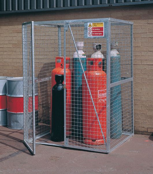Cylinder Storage Lock Up Cages - Galvanised